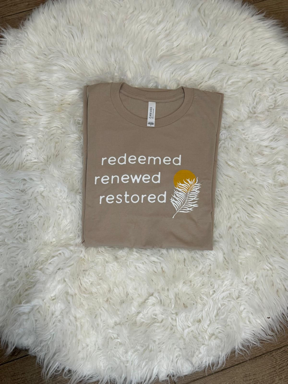 Redeemed, Renewed, Restored Top